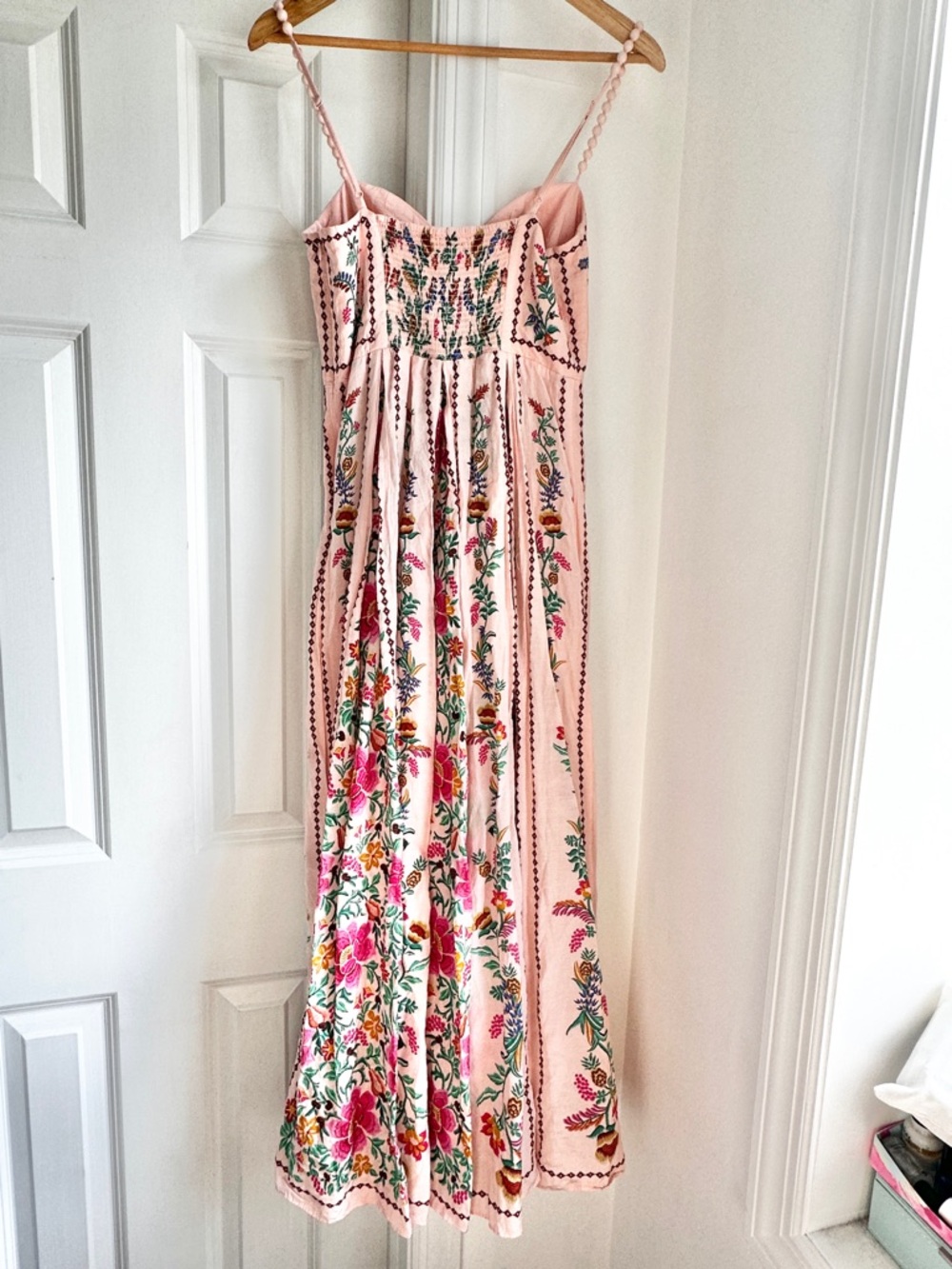 Farm Rio Delicate Forest Pink Maxi Dress - Picture 9 of 16
